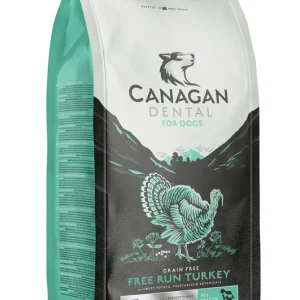 Sparpaket 2 x 2 kg Canagan Dental Grain Free Free Run Turkey Hunde Trockenfutter Schneller Versand